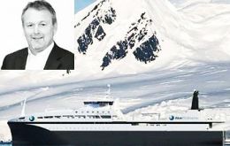 “The ship's operations will be energy efficient, with a bio-refinery capable of processing raw krill material in the Antarctic,” said Webjørn Eikrem