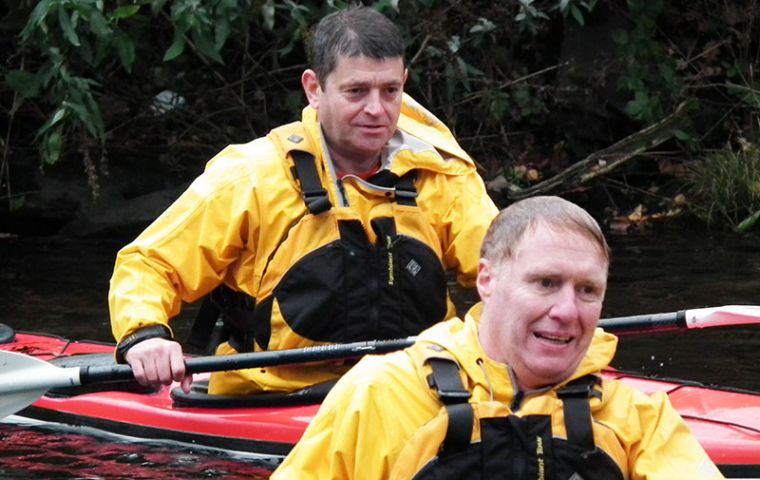 Before embarking on this challenge both Steve and Mick were novice kayakers so have had to learn how to kayak effectively as well as train in skills 