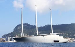 Yacht A was arrested a week ago over an admiralty claim filed by German shipyard Nobiskrug against Valla Yachts Limited, the Bermuda-registered owner.