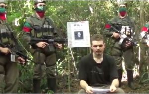 Franz, who turned 18 while in captivity, is shown in an EPP video