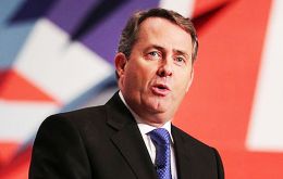 “Protectionism is a Class A drug of the trading world: it can make you feel good at first but you pay a terrible price in the long term,” said minister Liam Fox.
