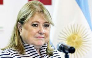 Argentine foreign minister Susana Malcorra underlined that route approval does not mean flight approval