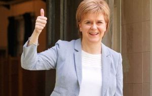 Sturgeon has argued that last year's Brexit vote necessitates a new independence referendum. 