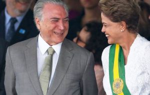 The Dilma Rousseff-Michel Temer presidential campaign is accused of being financed with dodgy money. 