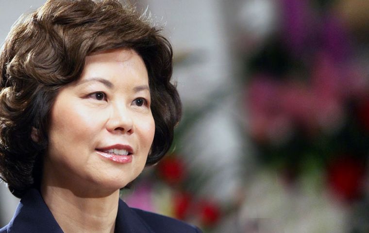 Chao's comments were the most detailed timetable about its plans to unveil a plan to modernize U.S. roads, bridges, airports, electrical grid and water systems. 