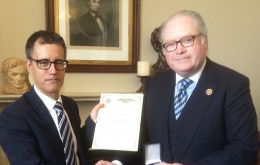 Congressman Holding had been a staunch supporter of Gibraltar's right to determine its own future as an Overseas Territory of the United Kingdom