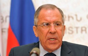 Foreign Minister Sergei Lavrov said the circumstances surrounding the chemical attack in Khan Sheikhoun that killed more than 80 people were still not clear.