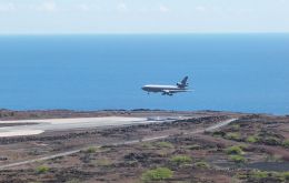  Ascension Island is the normal call for the Brize Norton/MPA air bridge