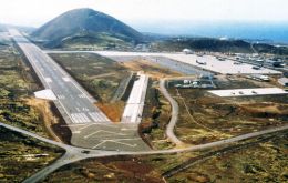 The Ascension Island runway needs urged repairs and accommodation for larger aircraft
