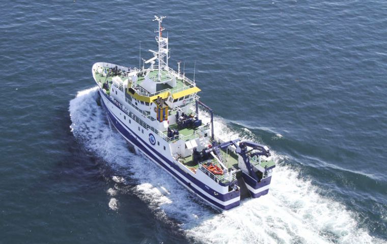 The study is carried out by research vessel Ramon Margalef, and covers part of the Atlantic and Cantabrian coastline sampling in 50 to 200 meters deep water