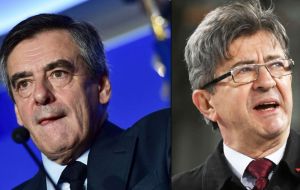 The two fought off a strong challenge from centre-right François Fillon and hard-left Jean-Luc Mélenchon.
