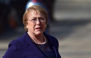 “So far there has been no human loss nor significant damage,” Bachelet said, praising people for evacuating in an orderly fashion in the immediate aftermath. 