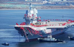 Analysts said the ship represented a “status symbol” for Beijing in a contested region but posed little threat to advanced US carriers.