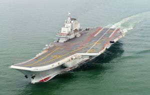 The country first aircraft carrier, the Liaoning, is a secondhand Soviet ship built more than 25 years ago and commissioned in 2012 after extensive refits.