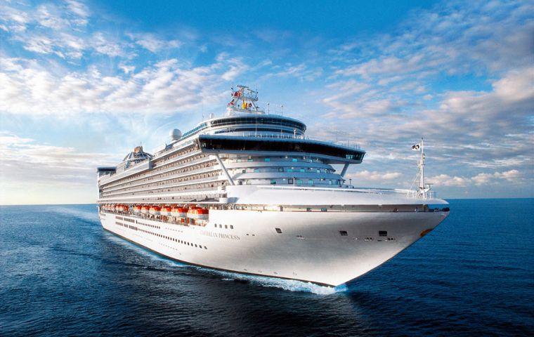 The sentence imposed on Princess Cruise Lines by US District Judge Patricia Seitz is for illegally dumping oil-contaminated waste overboard and falsifying official logs