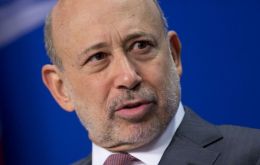 Lloyd Blankfein also said that London's position as a dominant financial centre could “backtrack” and “stall” as a result of Britain's divorce from the EU. 