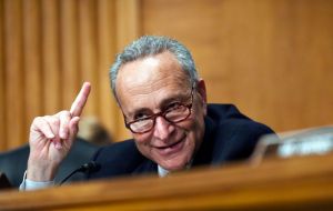 “I told the president, ´Mr President, with all due respect you are making a big mistake,´” the top Democrat in the Senate, Chuck Schumer, told reporters.