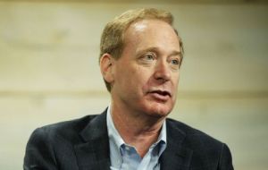 Microsoft president and chief legal officer Brad Smith on Sunday criticized the way governments store up information about security flaws in computer systems.