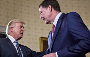 Comey detailed the conversation with Trump in a memo, one of several documents the ex FBI chief wrote as he attempted to create a paper trail about his interactions  