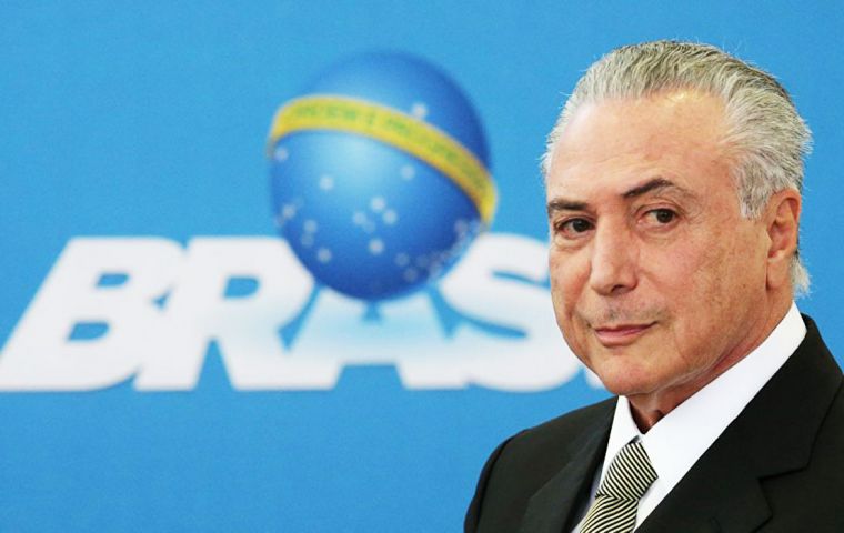 Conservative President Michel Temer’s government has been talking up a slow easing of the economic crisis with a return to growth this year.