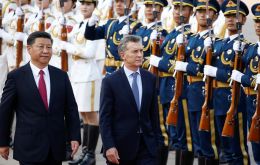 “In China we felt that we took a very positive step forward, this is the third time in less than 18 months that I meet with Xi Jinping”, said Macri 