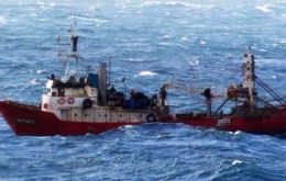 The Mar del Plata-based “Repunte” had taken to sea from Puerto Madryn on June 13.