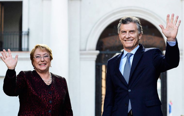 Macri and Bachelet: “We are looking for a solution for Venezuela, so that there are elections and no more political prisoners”