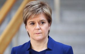 Sturgeon admitted that “we face a Brexit that we didn’t vote for and in a form more extreme than any of us could have imagined one year ago.”