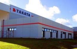 Unlike other auto part manufacturers in the country, Takata Uruguay has increased its output in Uruguay in recent times.