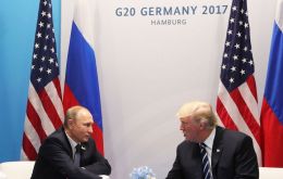The US and Russian presidents held their first face-to-face talks on the sidelines of the G20 summit in the German city of Hamburg
