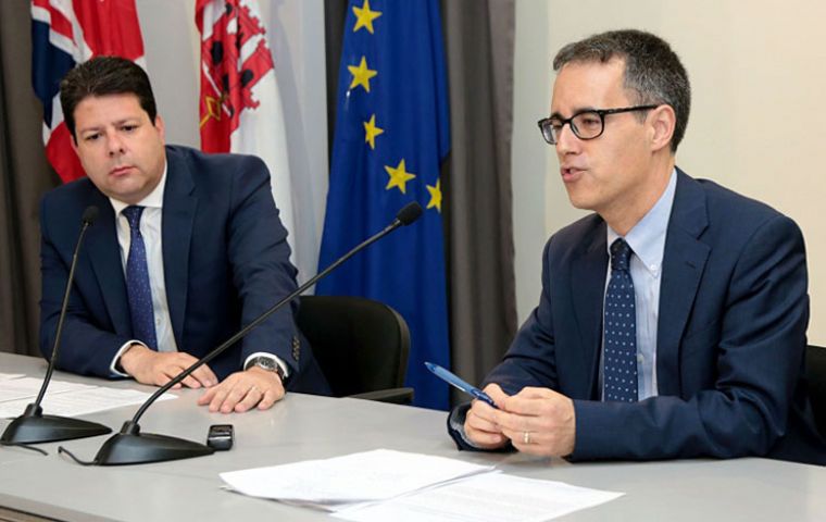 The Gibraltar delegation was led by the Chief Minister Fabian Picardo and included the Deputy Chief Minister Dr Joseph Garcia, who is Minister for Brexit