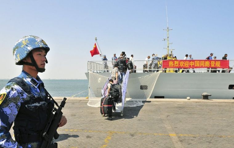 It will be China's first overseas naval base, though Beijing officially describes it as a logistics facility. Xinhua said had departed “to set up a support base in Djibouti”. (Pic Reuters)
