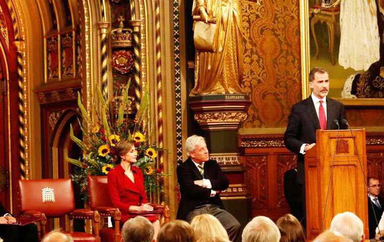 The King of Spain in his address in Westminster Hall placed the focus on bilateral dialogue between London and Madrid on the Gibraltar question