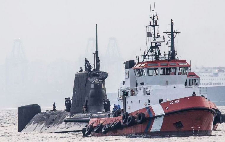 HMS Ambush was involved in the collision despite being equipped with what the Royal Navy boasts are “world-leading sensors”.