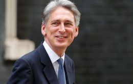 Hammond is scheduled to meet ministers of economy, finance, foreign affairs, and with president Mauricio Macri