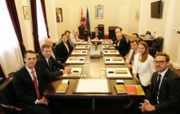 The Congress members are visiting Gibraltar under the UK Mutual Educational and Cultural Exchange Act program and will be on the Rock for two days. 