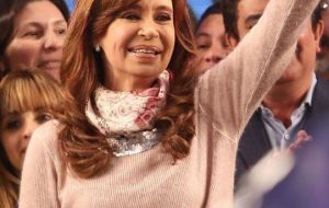 Cristina Fernandez was expected to win by several percentage points, according to final polls last week, causing investors to fear her strong political comeback