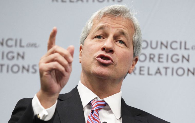 JPMorgan CEO Jamie Dimon, of the Strategy and Policy Forum, said he strongly disagreed with Trump's statements, “fanning divisiveness is not the answer”. 