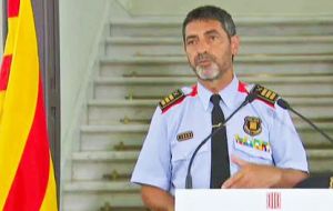 Catalan police chief Josep Lluis Trapero said the cell was still believed to consist of 12 men and had been planning attacks for more than six months. 