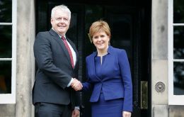 Nicola Sturgeon met Carwyn Jones in Edinburgh and discussed their “alternative proposals” to the EU (Withdrawal) Bill, designed to protect devolved powers.