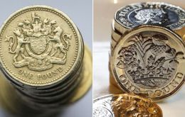 The government estimates about a third of the £1.3bn worth of coins stored in piggy banks around the UK are the old £1 style. 