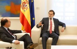 The head of Venezuela's opposition-led congress, Julio Borges, visited Spain on Tuesday to meet Mariano Rajoy as part of a European tour 