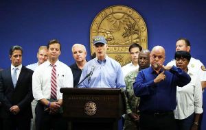 “You need to leave — not tonight, not in an hour, right now,” Gov. Rick Scott warned residents in the evacuation zones ahead of the storm’s predicted arrival.