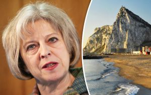 In a recorded message PM May underscored UK’s double lock commitment on Gibraltar sovereignty and reflected on the “pivotal” referendum of 1967. 