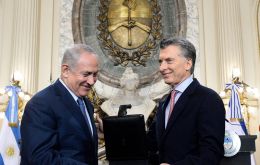 Netanyahu praised Macri for jump-starting efforts to solve the crimes. Critics accuse previous president Cristina Fernandez of trying to improve ties with Iran