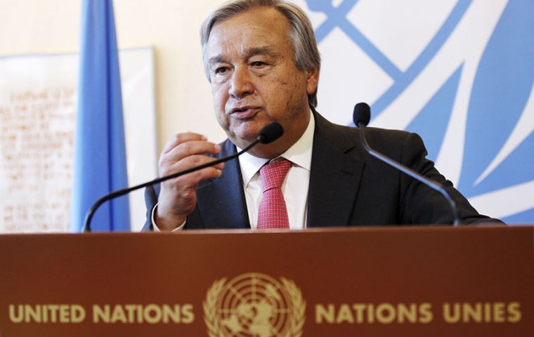 United Nations Secretary General, António Guterres