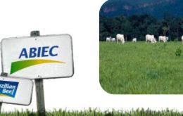 Abiec said Brazil shipped 145,822 tons of fresh and processed beef in the period, generating revenues of US$607 million, the highest amount for any month in 2017