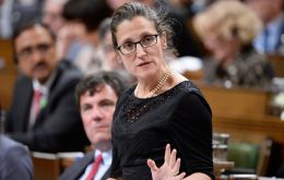  “Canada will not stand by silently as the government of Venezuela robs its people of their fundamental democratic rights,” Foreign Minister Chrystia Freeland said