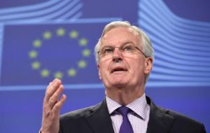 Barnier called for a “moment of clarity” on the three key issues, the divorce bill, rights of millions of EU citizens living in Britain, and the border in Ireland 