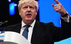 In a tub-thumping speech Johnson played down claims of Brexit divisions, saying he and his colleagues agreed with “every syllable” of PM's recent Florence speech